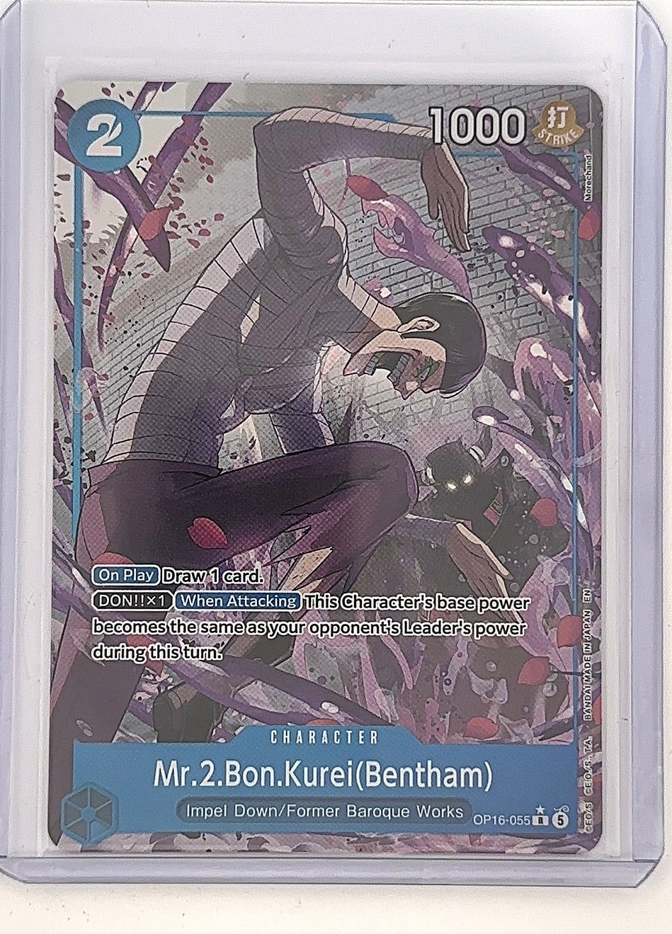 Mr. 2.Bon.Kurei (Bentham) OP16-055 — front