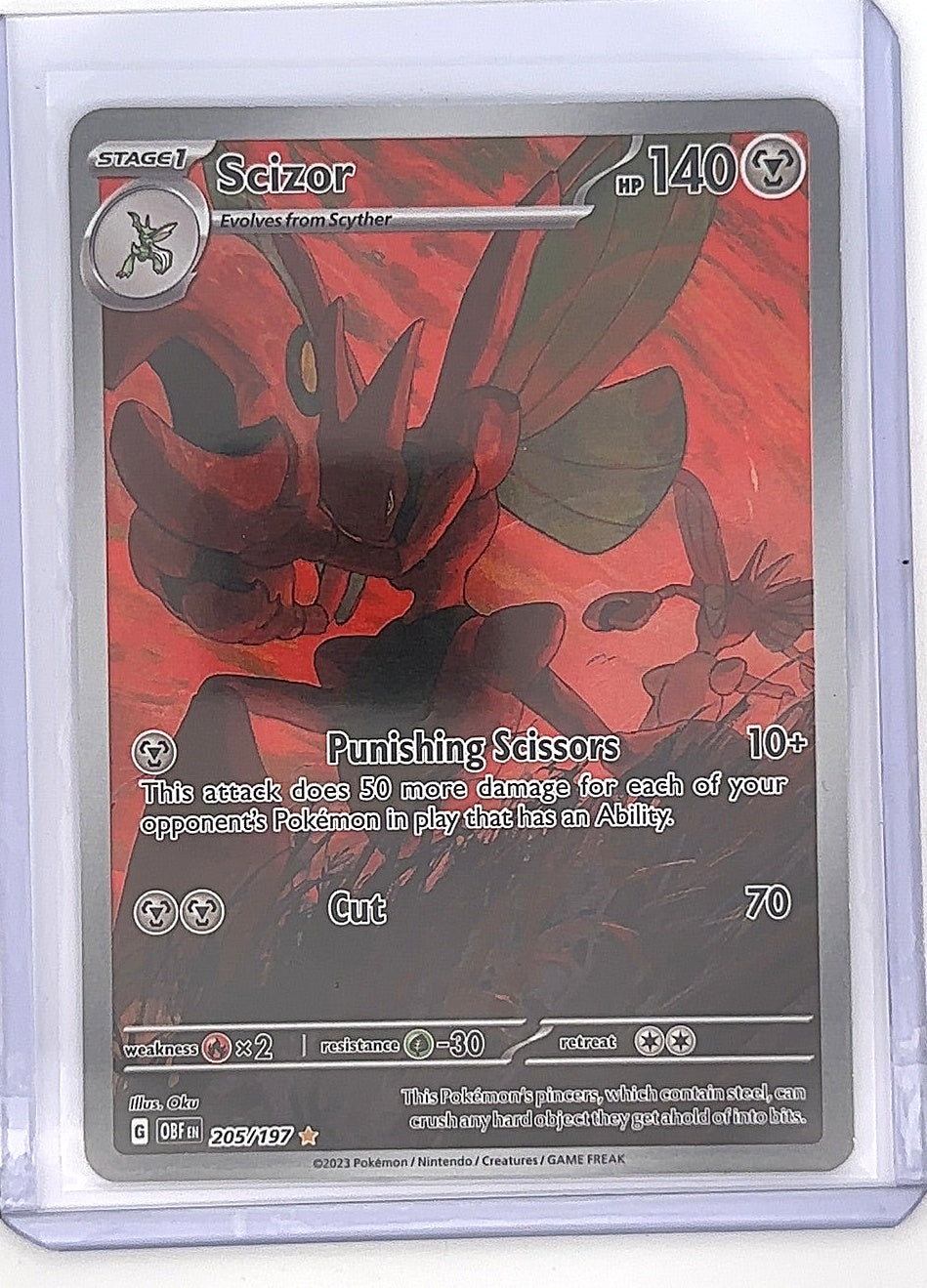 Scizor - 205/197 #205/197 — front