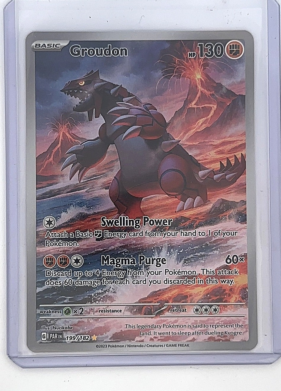 Groudon - 199/182 #199/182 — front