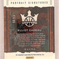2025 Panini Court Kings Elliot Cadeau [Canvas] #73 /99 — back