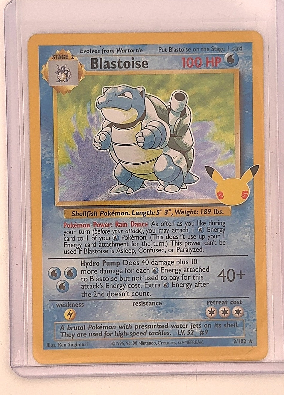 Blastoise #2/102 — front