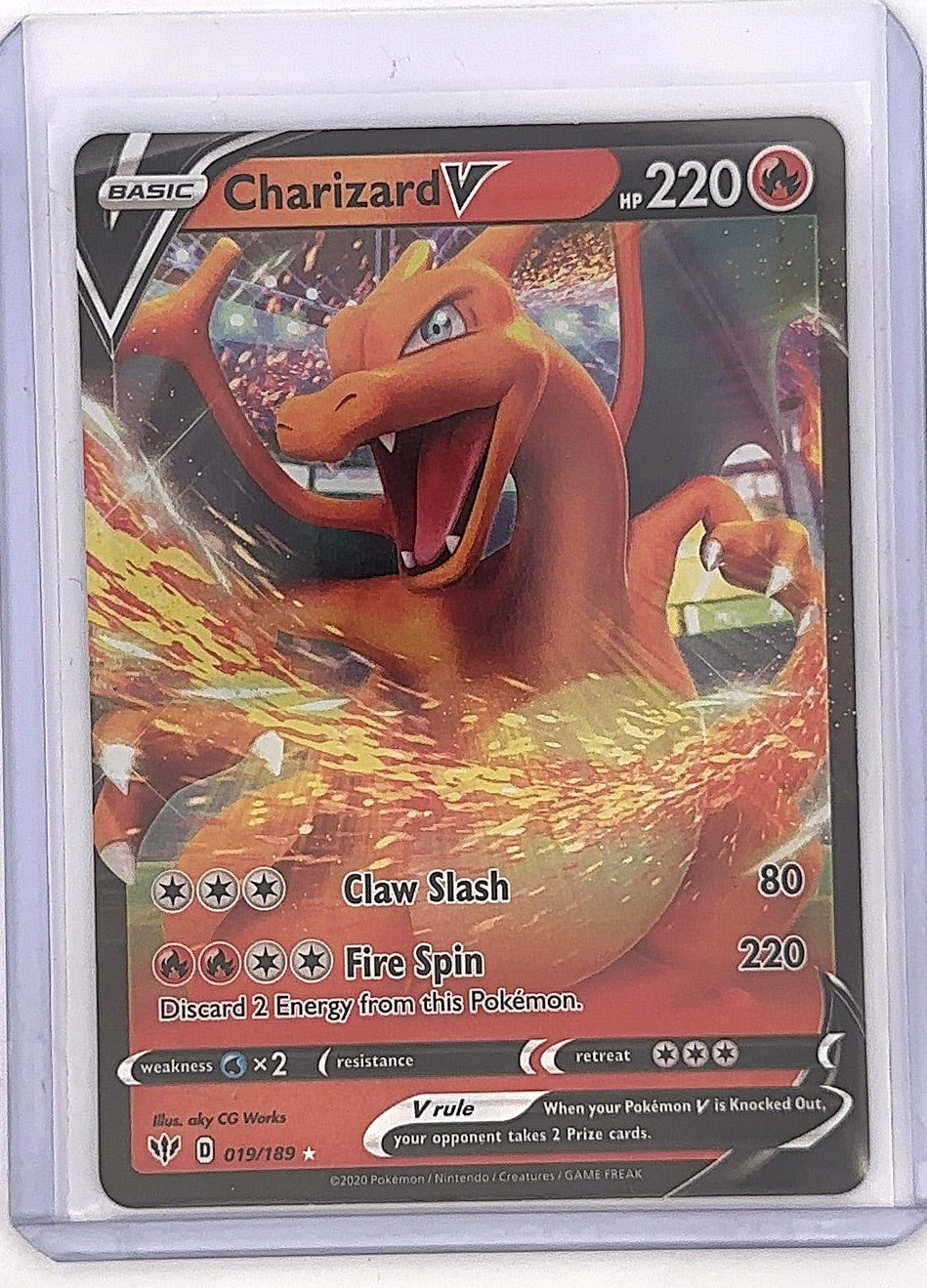 Charizard V #019/189 — front