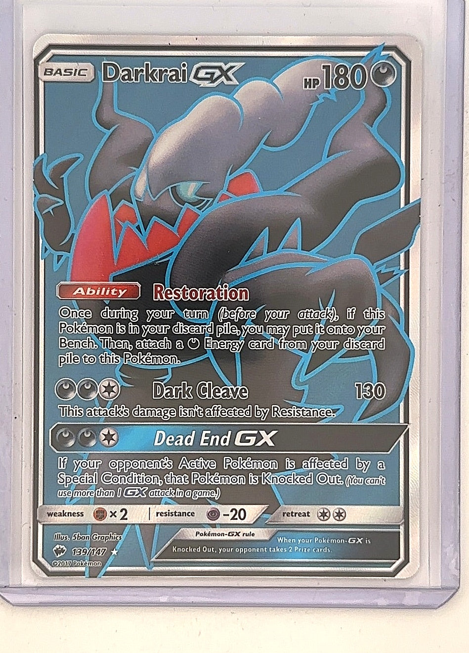 Darkrai GX (Full Art) #139/147 — front