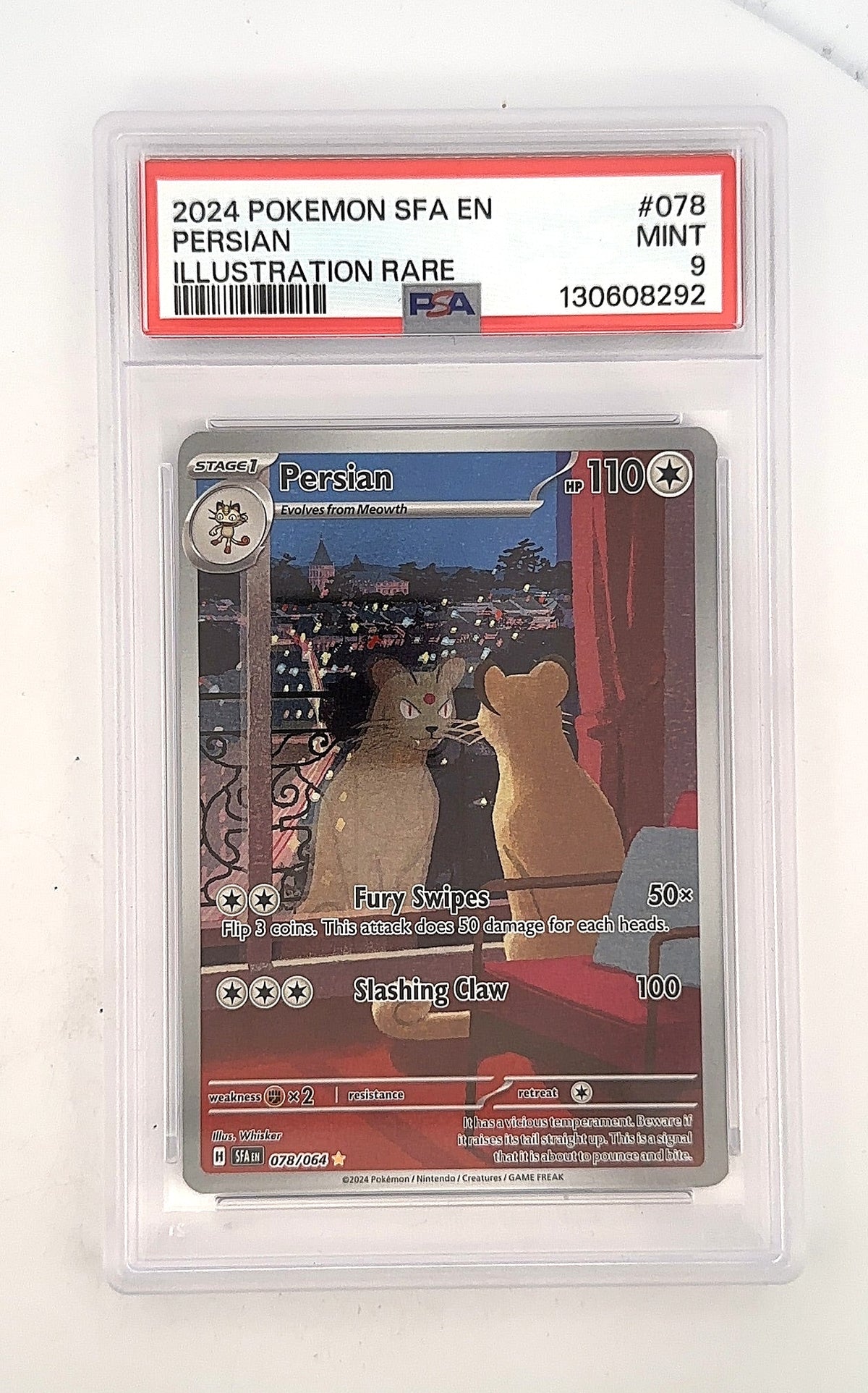 Persian - 078/064 #078/064 PSA MINT 9 — front