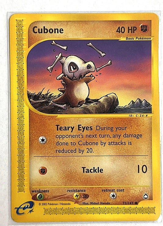 Cubone  72/147 — front