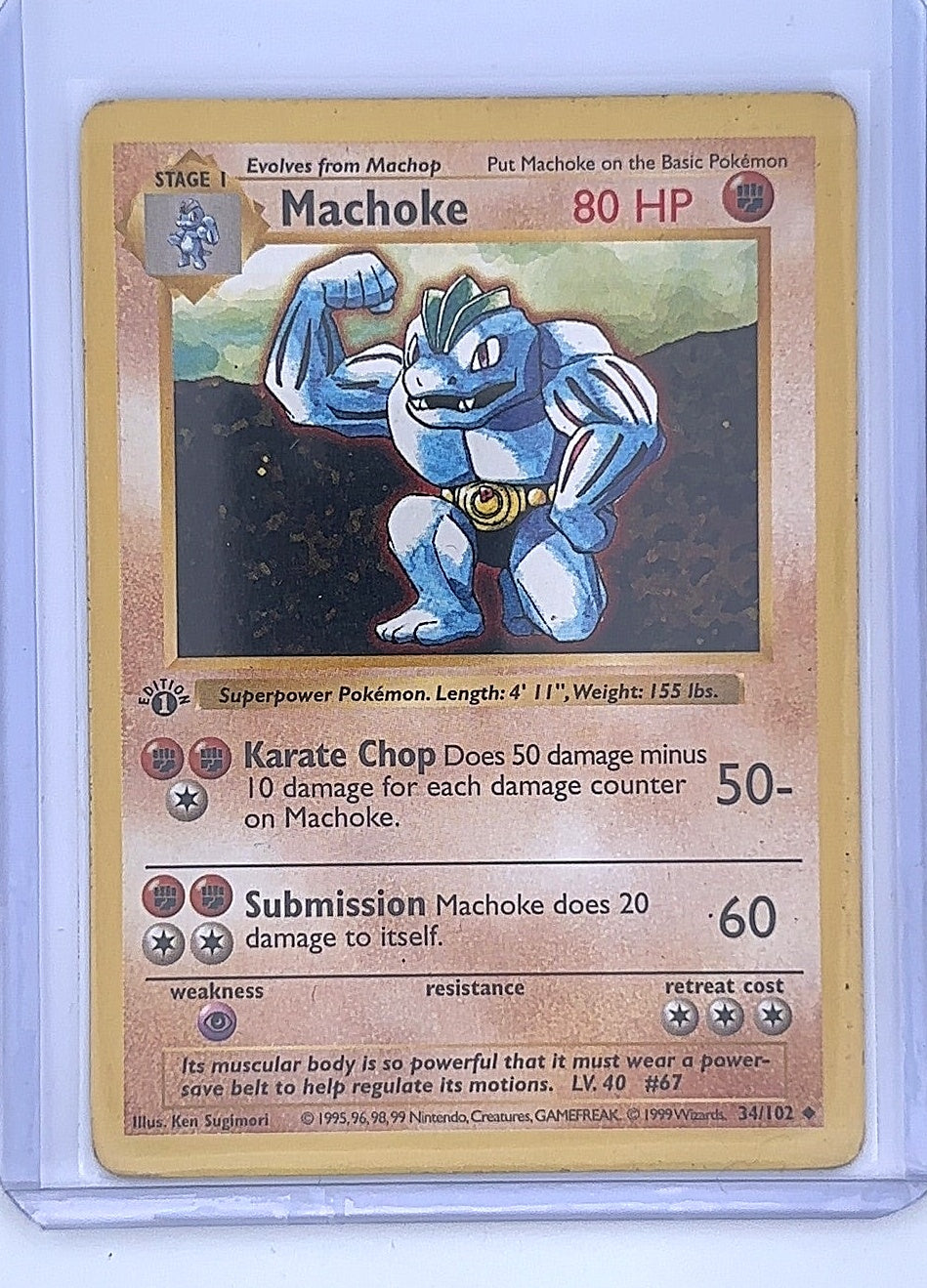 Machoke #034/102 — front