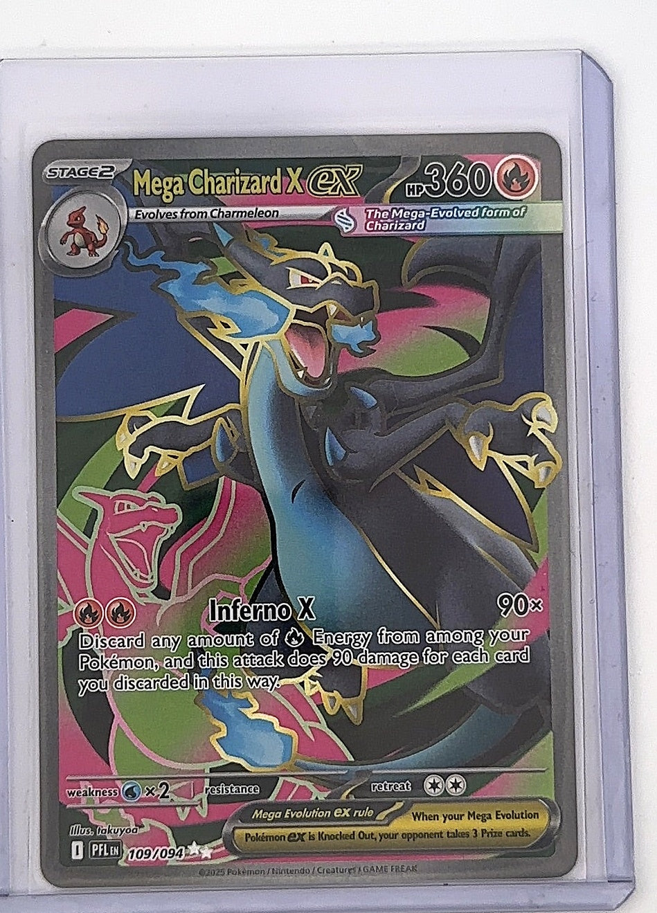 Mega Charizard X ex - 109/094 #109/094 — front