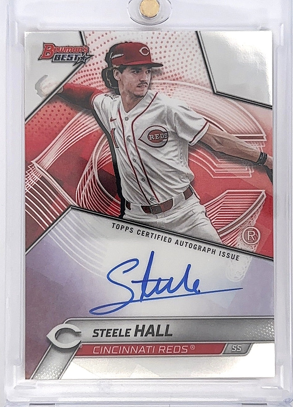 2025 Bowman's Best Autograph Steele Hall #B25-SH — front