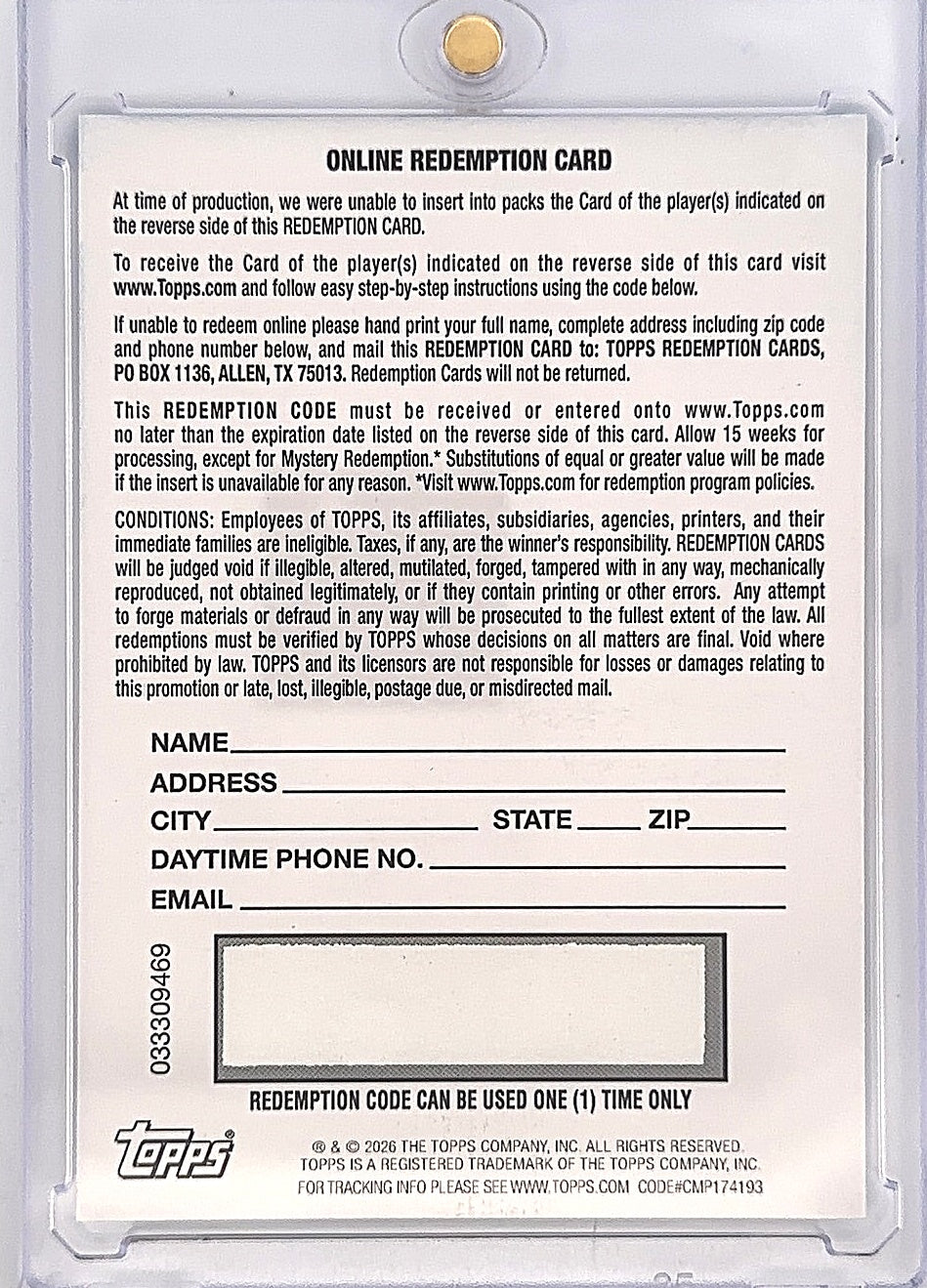 2026 Topps Finest Autograph Nolan McLean #FA-NM — back