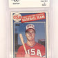 1985 Topps Mark McGwire #401 BCCG 9 — front