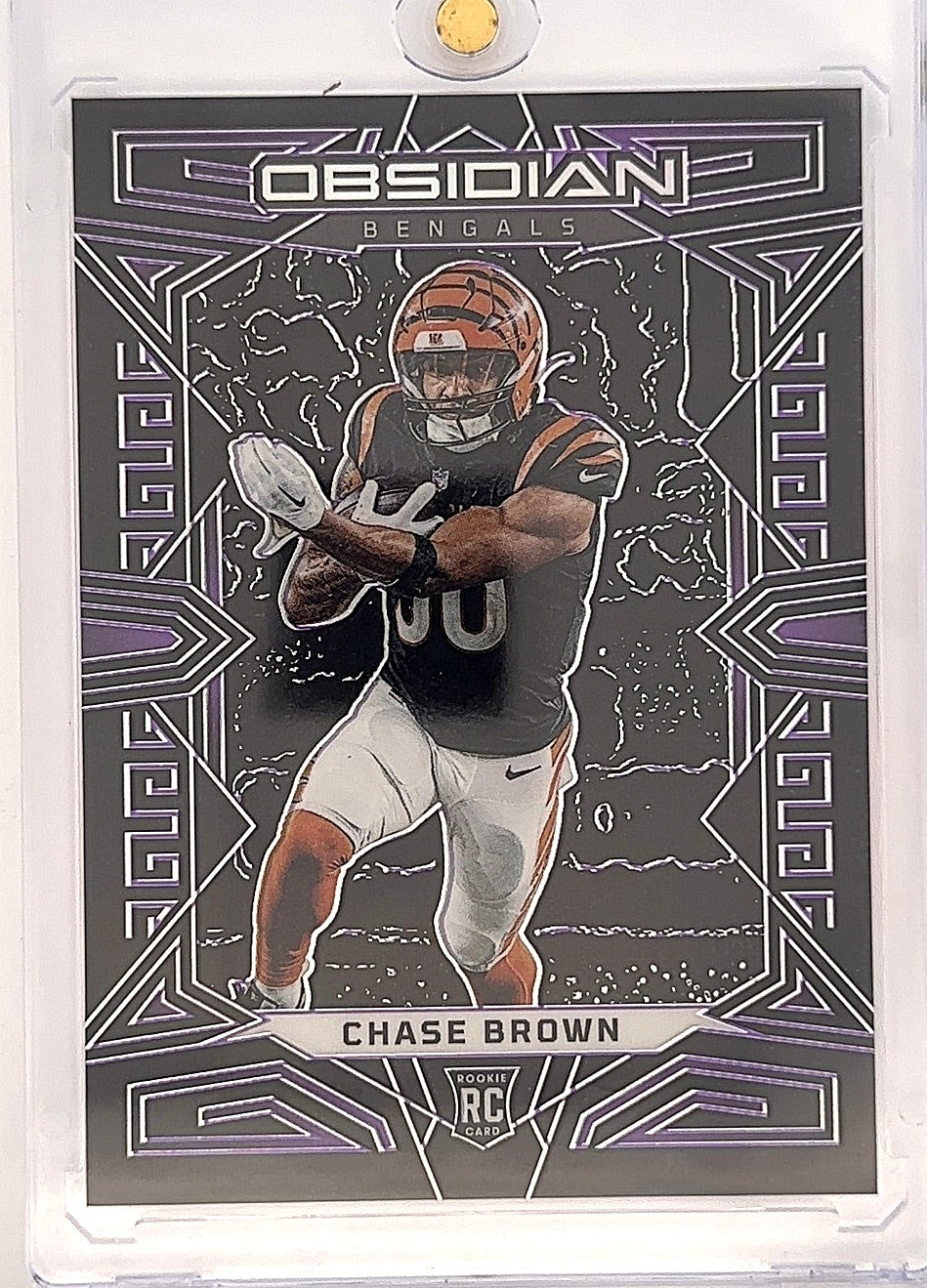 2023 Panini Obsidian Chase Brown [Asia] #118 — front