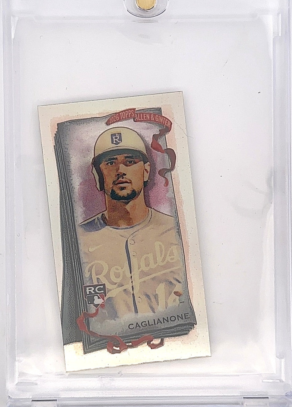 2026 Topps Allen & Ginter Jac Caglianone [Refractor Chrome] #100 — front
