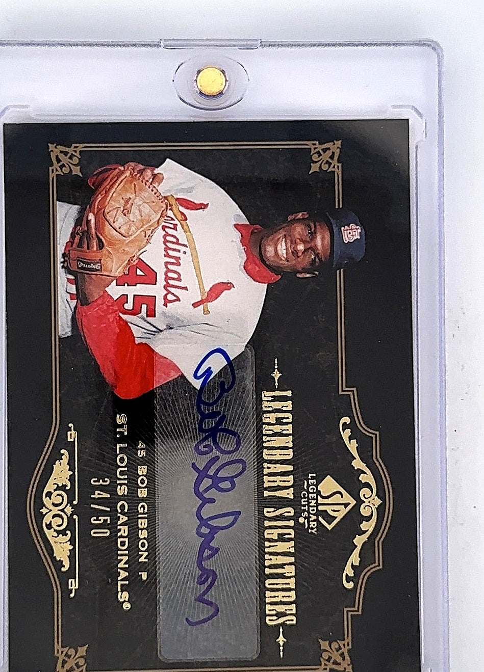 Legendary Signatures Bob Gibson — front
