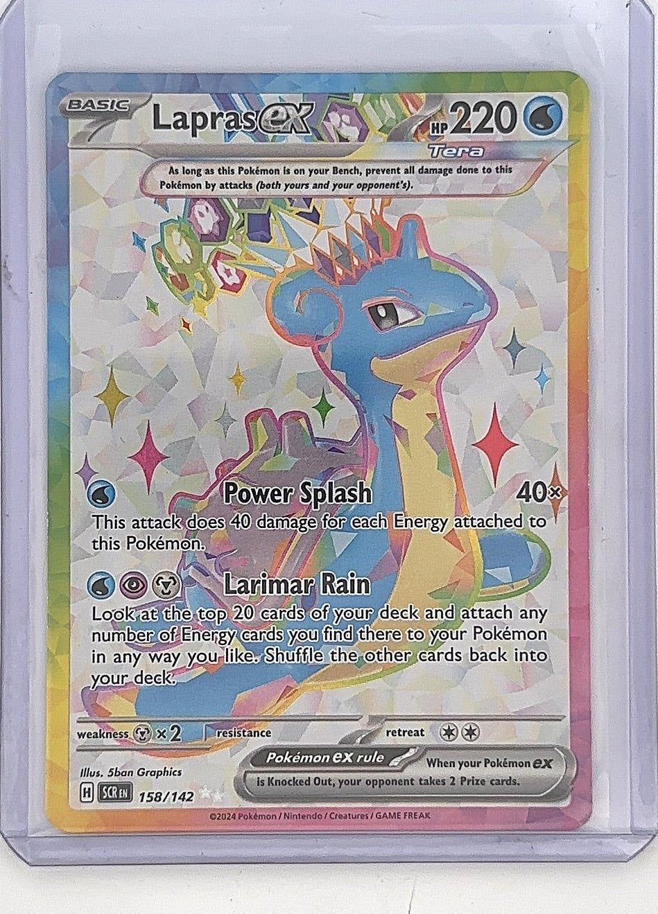 Lapras ex - 158/142 #158/142 — front