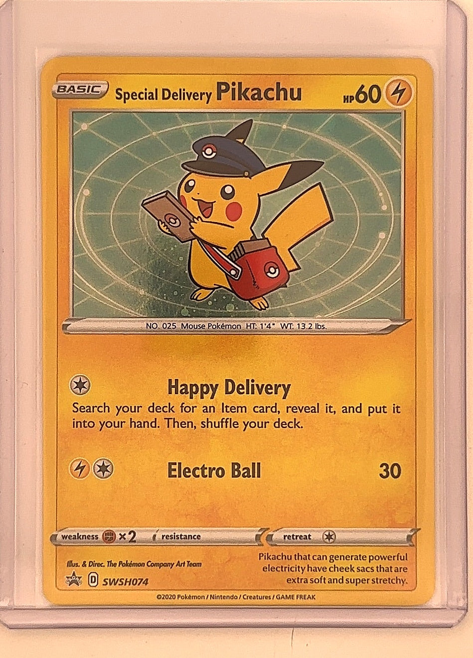 Special Delivery Pikachu - SWSH074 #SWSH074 — front