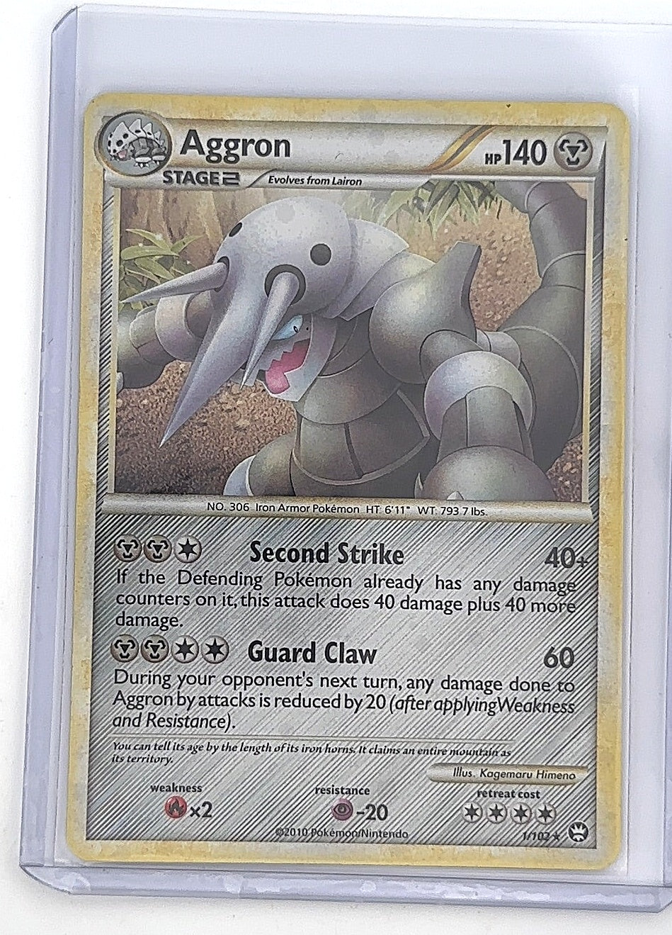 Aggron #1/102 — front