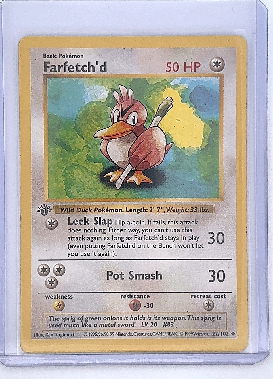 Farfetch'd #027/102 — front