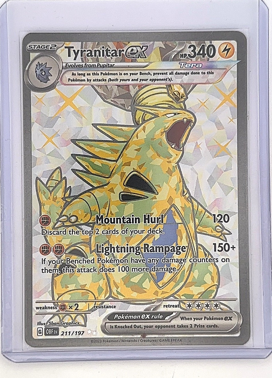 Tyranitar ex - 211/197 #211/197 — front