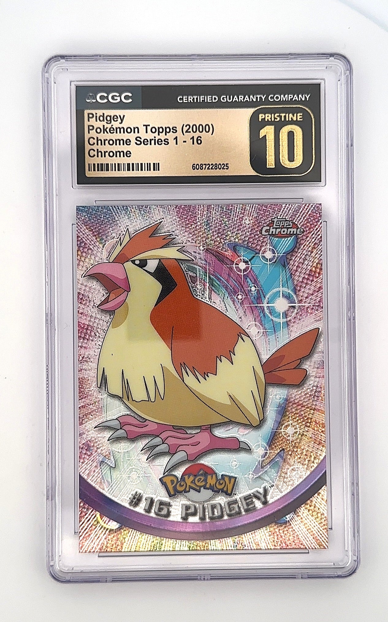 Pidgey Topps Chrome 2000 CGC PRISTINE 10 — front