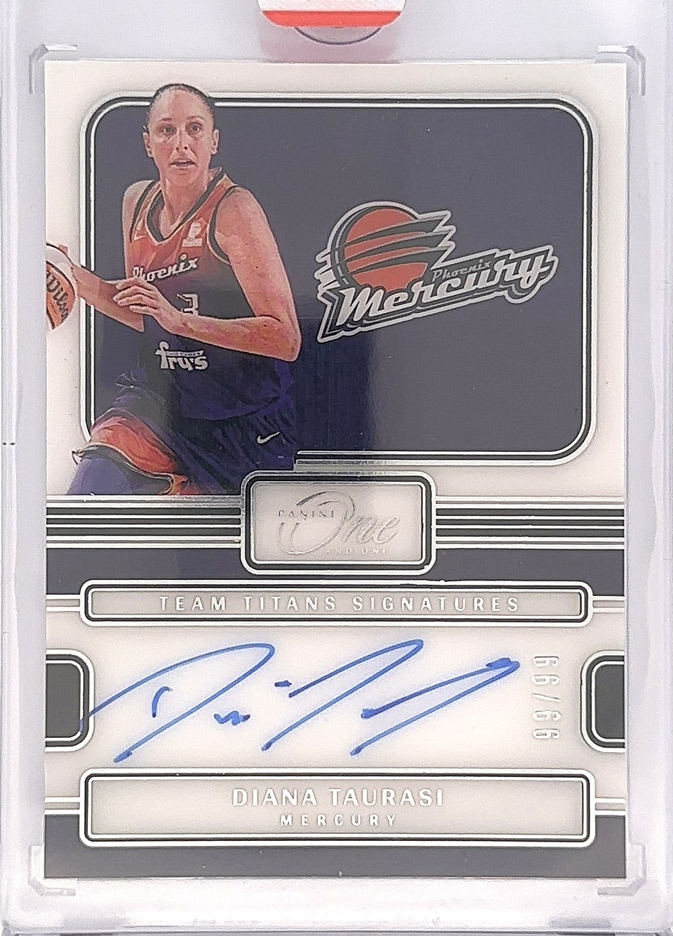 2025 Diana Taurasi Panini One And One Auto /99 #TTS-DT — front