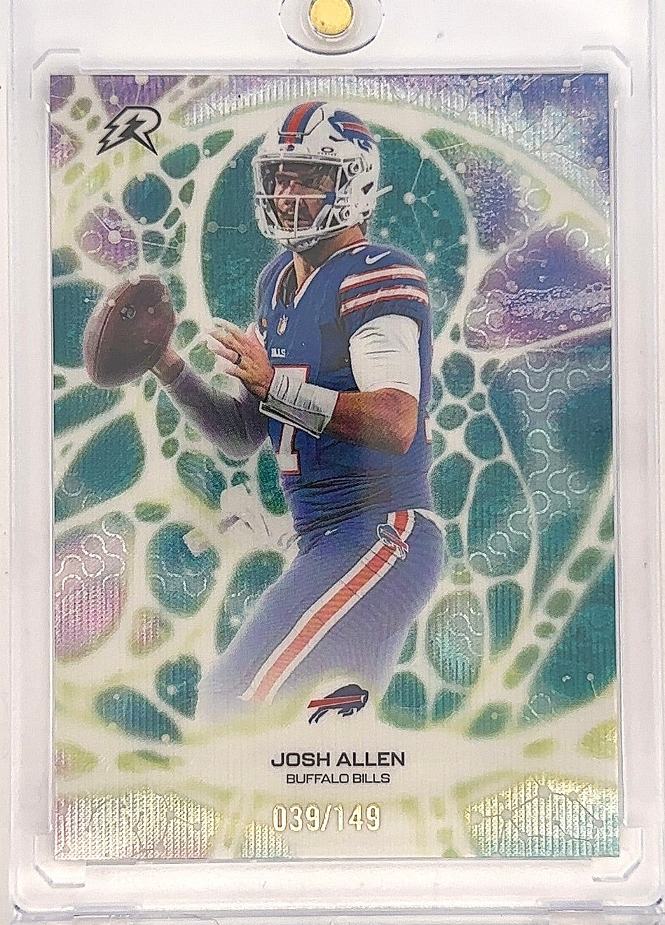 2025 Topps Resurgence Protonyx Josh Allen [Teal Surge] #PT-23 — front