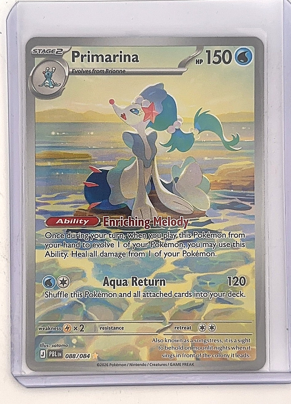 Primarina - 088/084 #088/084 — front