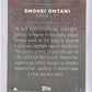 2018 Topps Update Legends in the Making Shohei Ohtani #LITM-21 — back