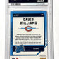 2024 Panini Donruss Caleb Williams [Red Wave Optic Preview Holo] #327 RC PSA 10 — back