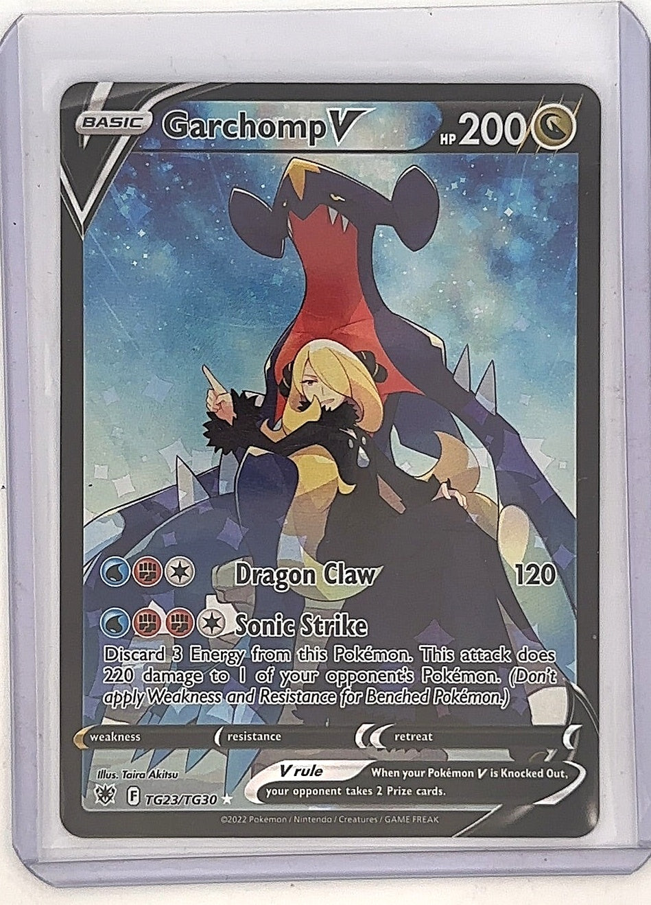 Garchomp V #TG23/TG30 — front