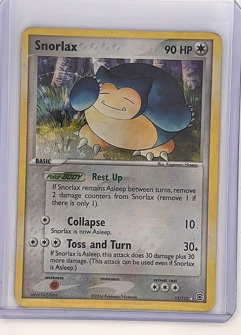 Snorlax #15/112 — front