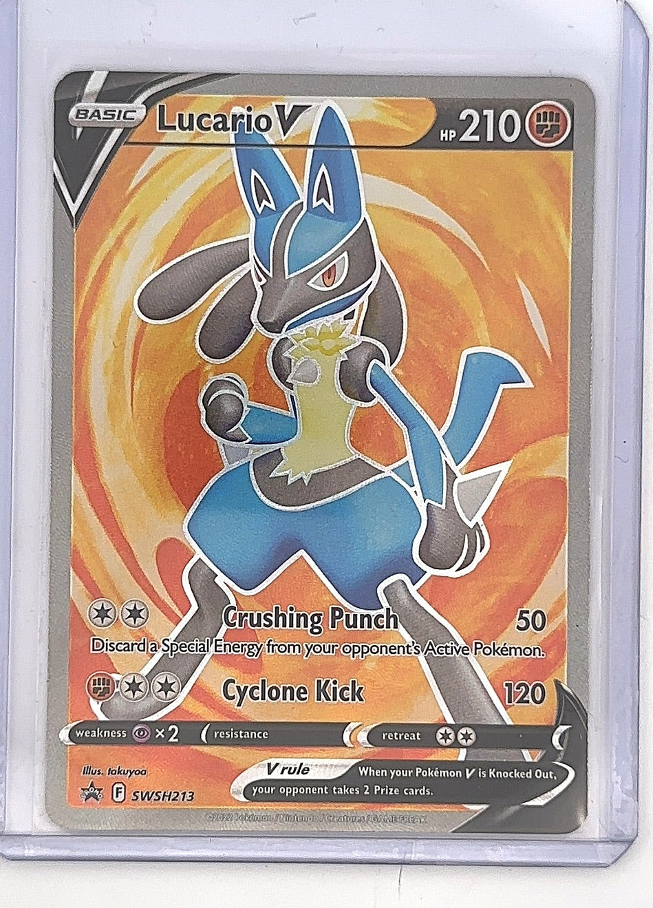 Lucario V - SWSH213 #SWSH213 — front