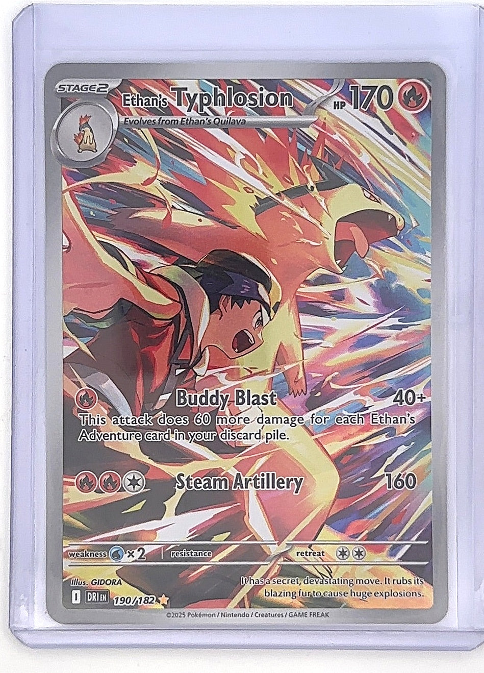 Ethan's Typhlosion - 190/182 #190/182 — front
