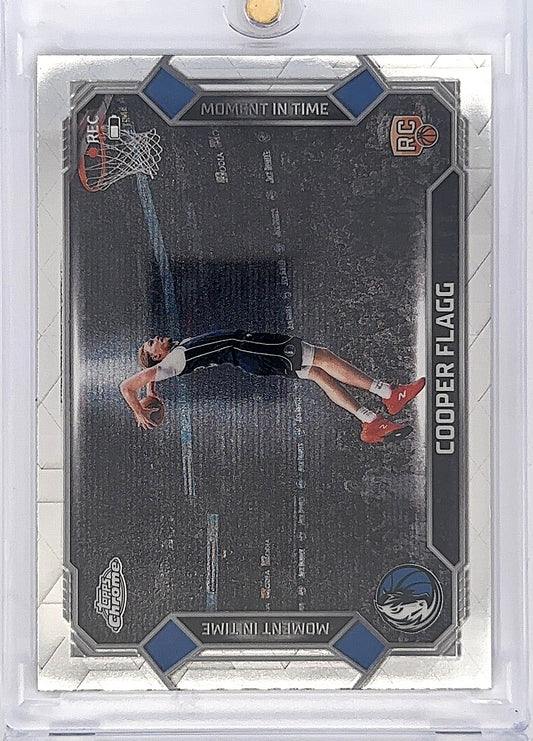 2025 Topps Chrome Update Moment In Time Cooper Flagg #MT-16 — front