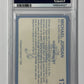 Michael Jordan - PSA 8 North Carolina Collegiate Collection — back
