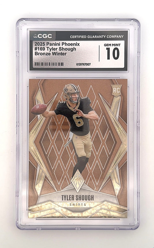 2025 Panini Phoenix Tyler Shough [Bronze Winter] #169 CGC 10 — front