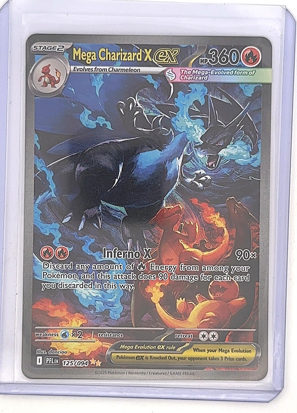 Mega Charizard X ex - 125/094 #125/094 — front