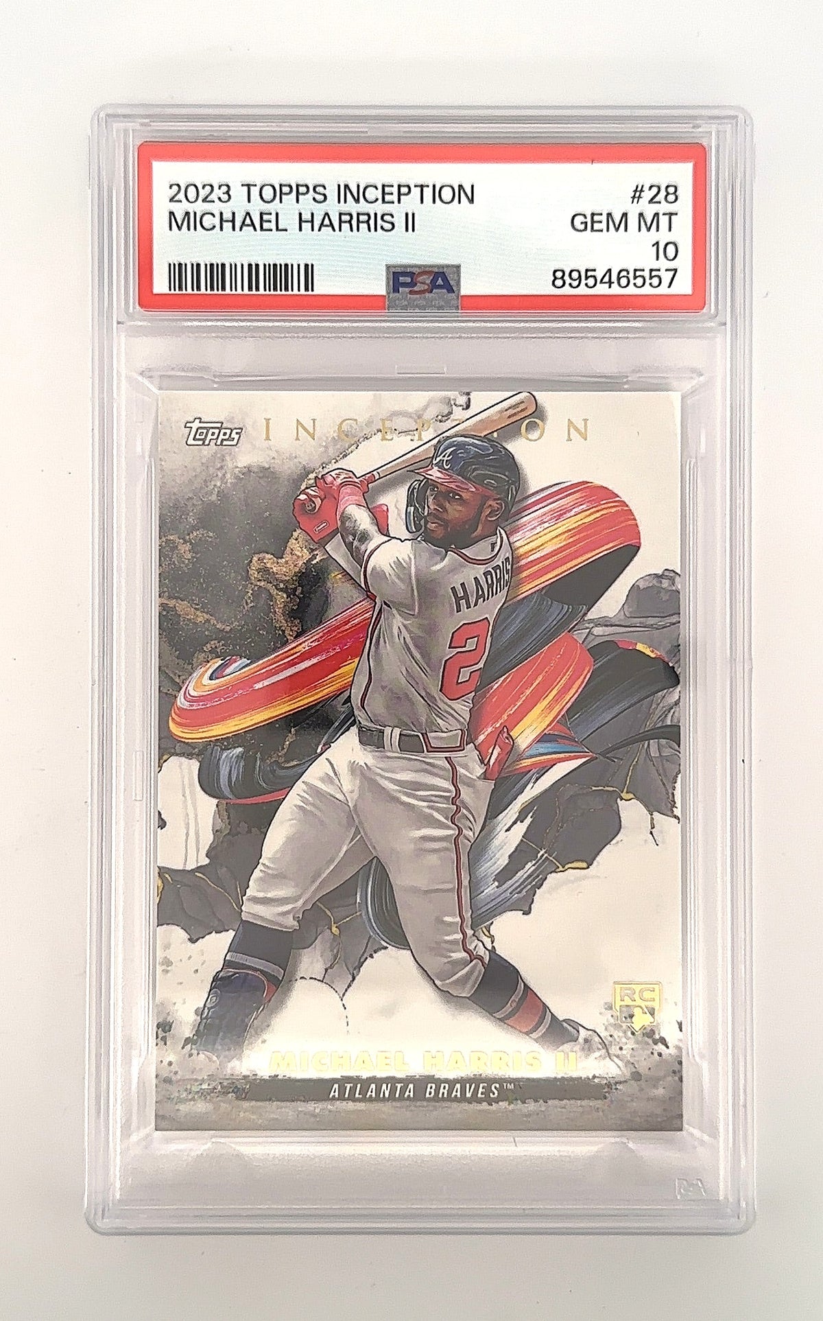 2023 Topps Inception Michael Harris II #28 PSA 10 — front