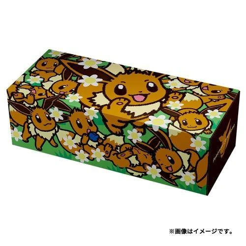 Pokemon Card Game TCG Long Card Box Eevee Gathering
