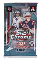 2025 Topps Chrome Football Mega Box - Single Pack
